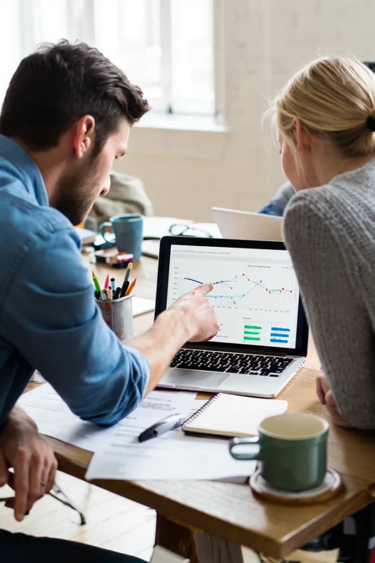Agency team reviewing performance data across client accounts